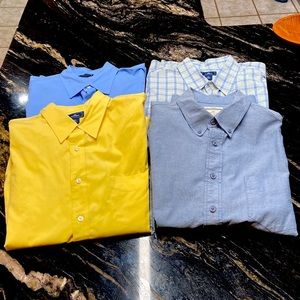 Lot of 4 Dockers XL Button Up Dress Shirts